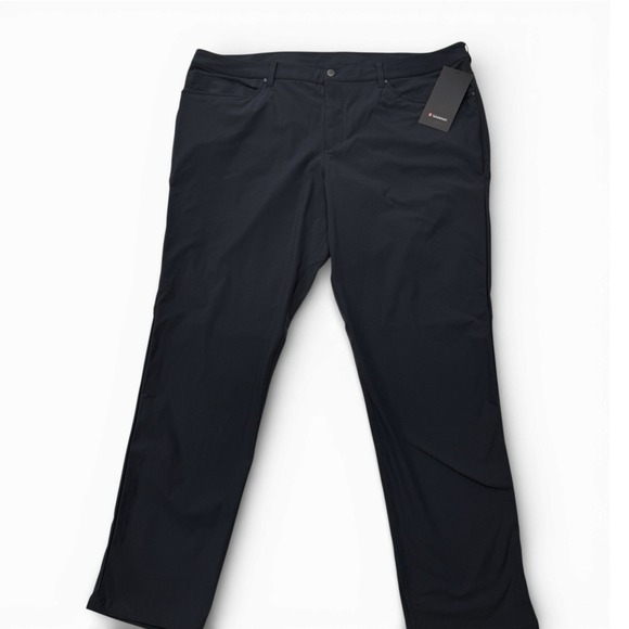 Lululemon ABC Pant Slim 44 x 32 5 Pocket Obsidian Grey Mens Warpstreme New NWT